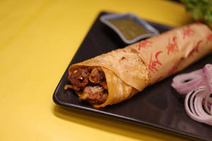 Mutton Seekh Gluten Free Kathi Roll
