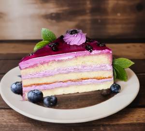 Blueberry pastire cake