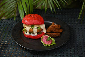 Peri Peri Burger With Melted Cheddar (chicken)