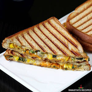 Veg Paneer Corn Grilled Sandwich