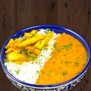 Dal Bhat Bhujia Bowl