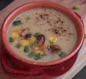 Sweet Corn Mushroom Soup