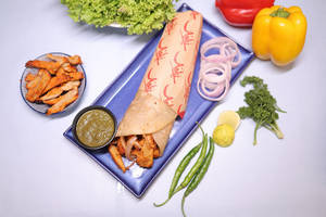 Masala Soya Chaap Gluten Free Kathi Roll