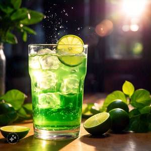 Fresh lime soda
