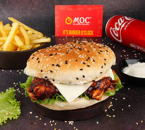 Smoky & Spicy Grilled Chicken Burger Meal