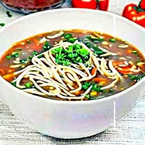 Veg Noodles Soup  