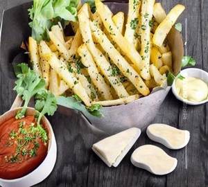 Cheesy Herb Fries