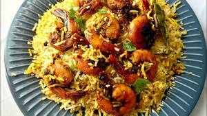 Jumbo Prawns Mandi (Half)
