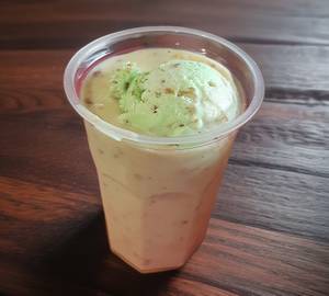 Badam shake with ice cream