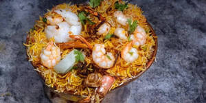 Malabar Prawns Biryani