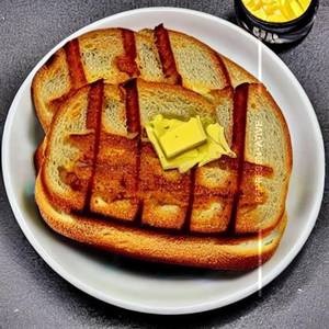 Toast Butter Fish Jam