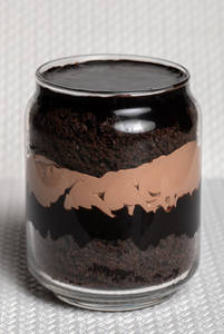 Chocolate Truffle Cake Jar Eggless