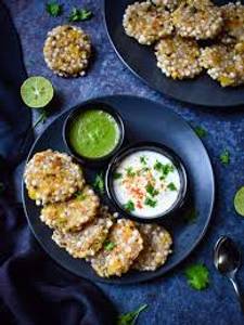 Sabudana Tikki with Curd
