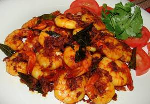 Chili Prawns Dry