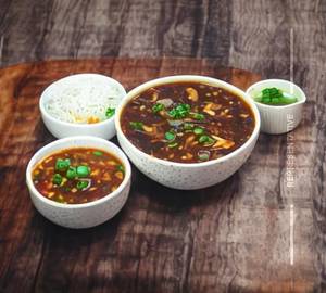 Chicken hot & sour soup