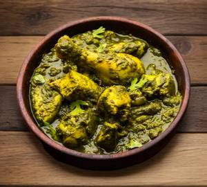 Chicken hariyali gravy