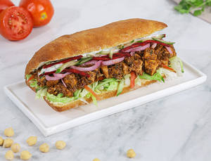 Spiced Chicken & Pickled Veggies Sandwich