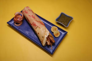 Chicken Seekh Gluten Free Kathi Roll