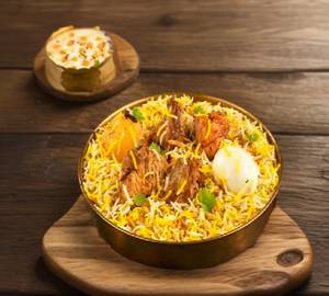 Malai Soya Chaap Biryani