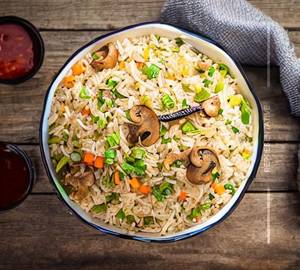 Mushroom fried rice