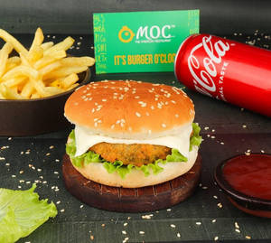 Veggie Delight Burger Meal