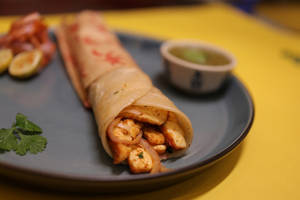 Paneer Tikka Gluten Free Kathi Roll
