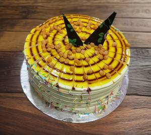 Butterscotch With Nuts Cake