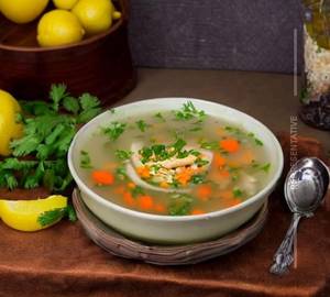 Lemon coriander soup