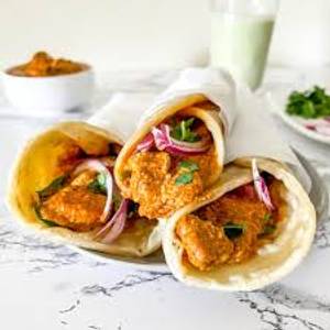 Butter chicken roll
