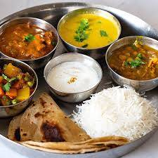 Veg thali [lunch]