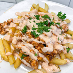 Classic chicken loaded fries