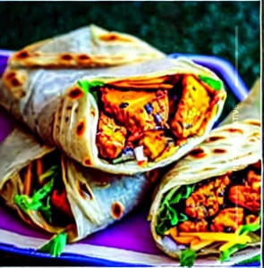 Dbl Achari Chicken Roll