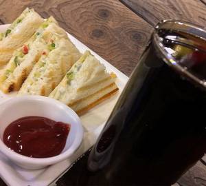 Veg Sandwich+ Cold Drink
