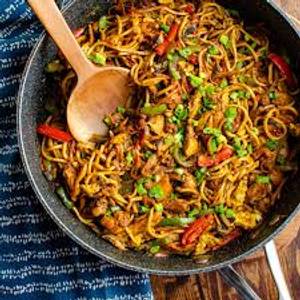 Chicken Singapori Noodles