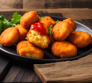 Veg/Spicy Corn Nuggets (10-Pcs)