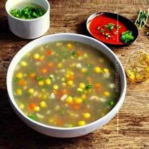 Veg corn soup