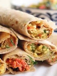 Mughlai chicken roll