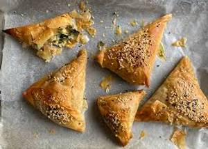 Corny Spinach Triangle's