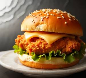 Veg cheese burger