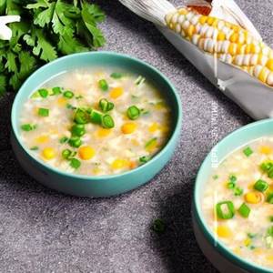 Egg corn soup