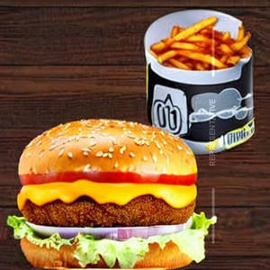 Cheese Burger Fry
