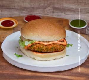 Tandoori aloo tikki burger [half]