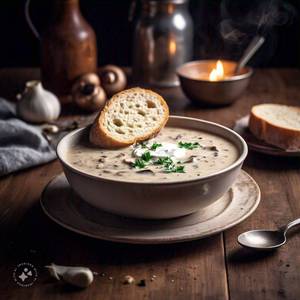 Cream of mushroom soup