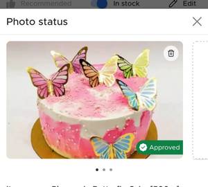 Pineapple Butterfly Cake [1 Pond ]