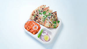 Amritsari Chur Chur Naan With Chola