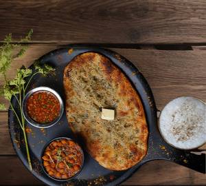 Mix Veg Kulcha with Chana