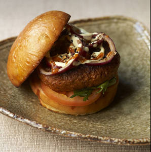 Mushroom Galouti Burger (2 Pcs)