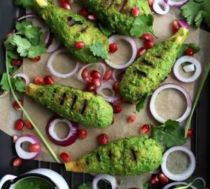 Chicken tangdi hariyali