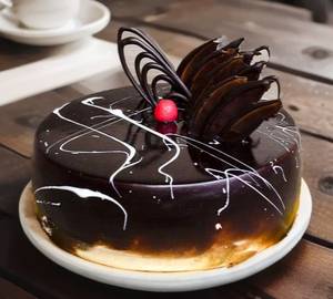 Dark truffles cream cake [500gm]