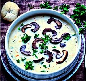 Veg Cream of Mushroom Soup